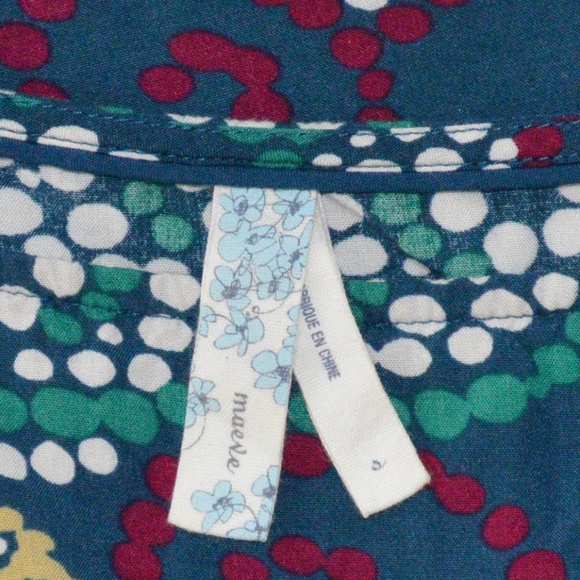 Anthropologie Maeve Multi Color Print Dress Sz S - Picture 3 of 5